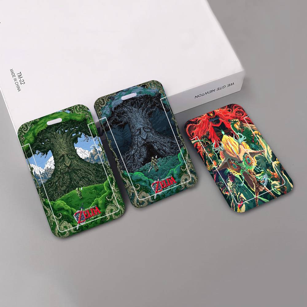 Board Game Zelda - レジェンドビデオゲーム Z-Zeldas 1 個ワークネームカードホルダービジネスワークカード ID バッジストラップホルダー男性女性
