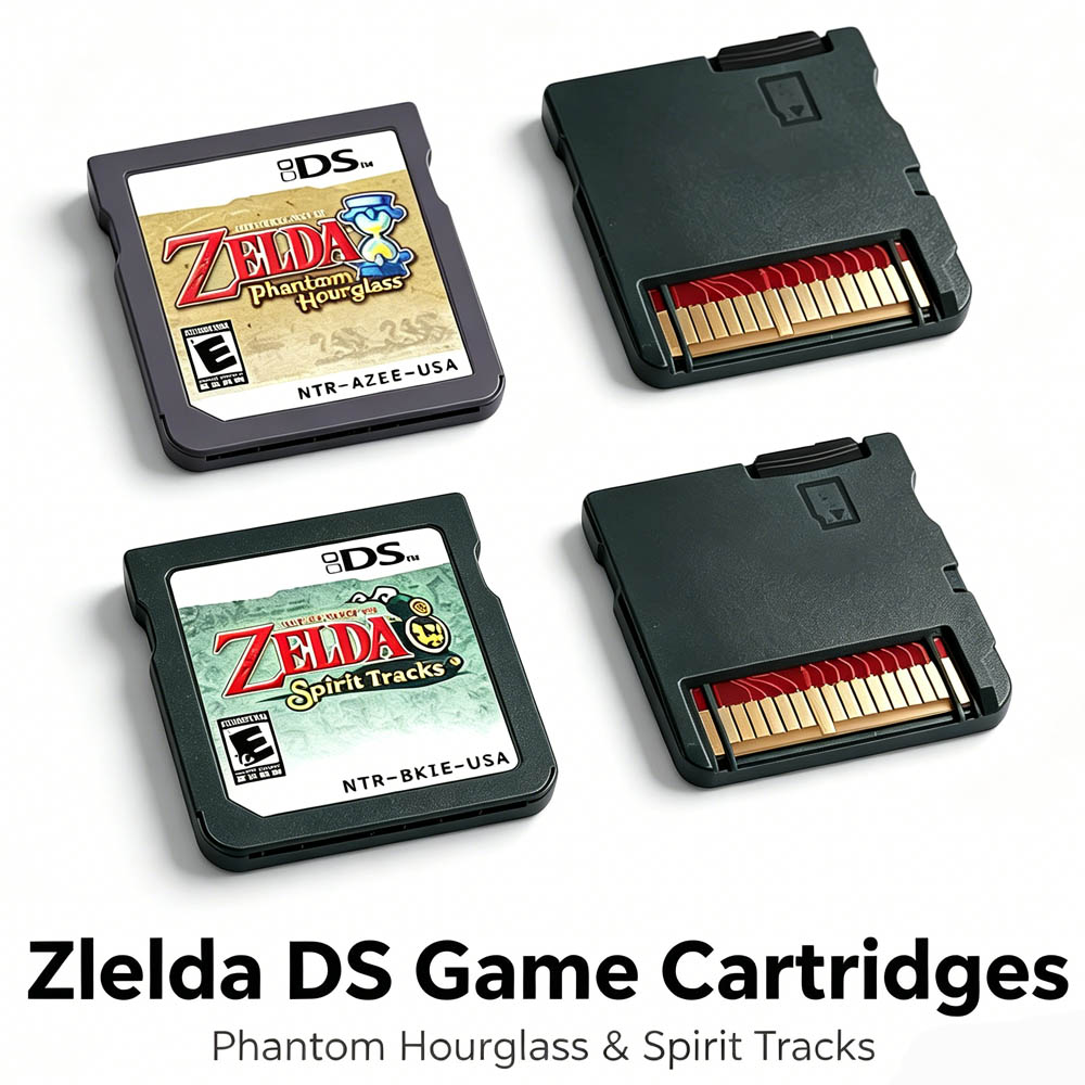 Board Game Zelda - DS箱入りゲームカード ゼルダの伝説 ファントム・アワーグラス/スピリット・トラックス USA版 (R4版) NDSL