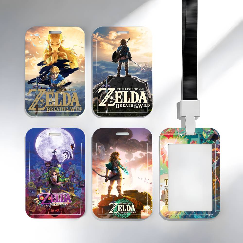 Board Game Zelda - Z-Zeldas-Game-Legend ランヤードカードホルダー 学生証ホルダー ネックバンドカードホルダー アクセスコントロールアクセサリー ギフト