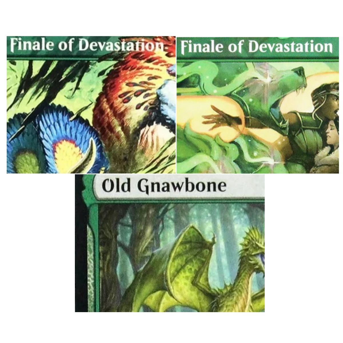 Board Game History - オールド・グナボーン/フィナーレ・オブ・デバステーション TCG プロキシMカード ブラック 高品質 ボードゲーム