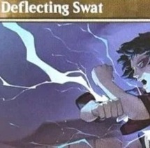Board Game History - 「デフレクトィング・スワット」TCGカード プロキシ ブラック トップクオリティ プレイイングカード ボードゲーム