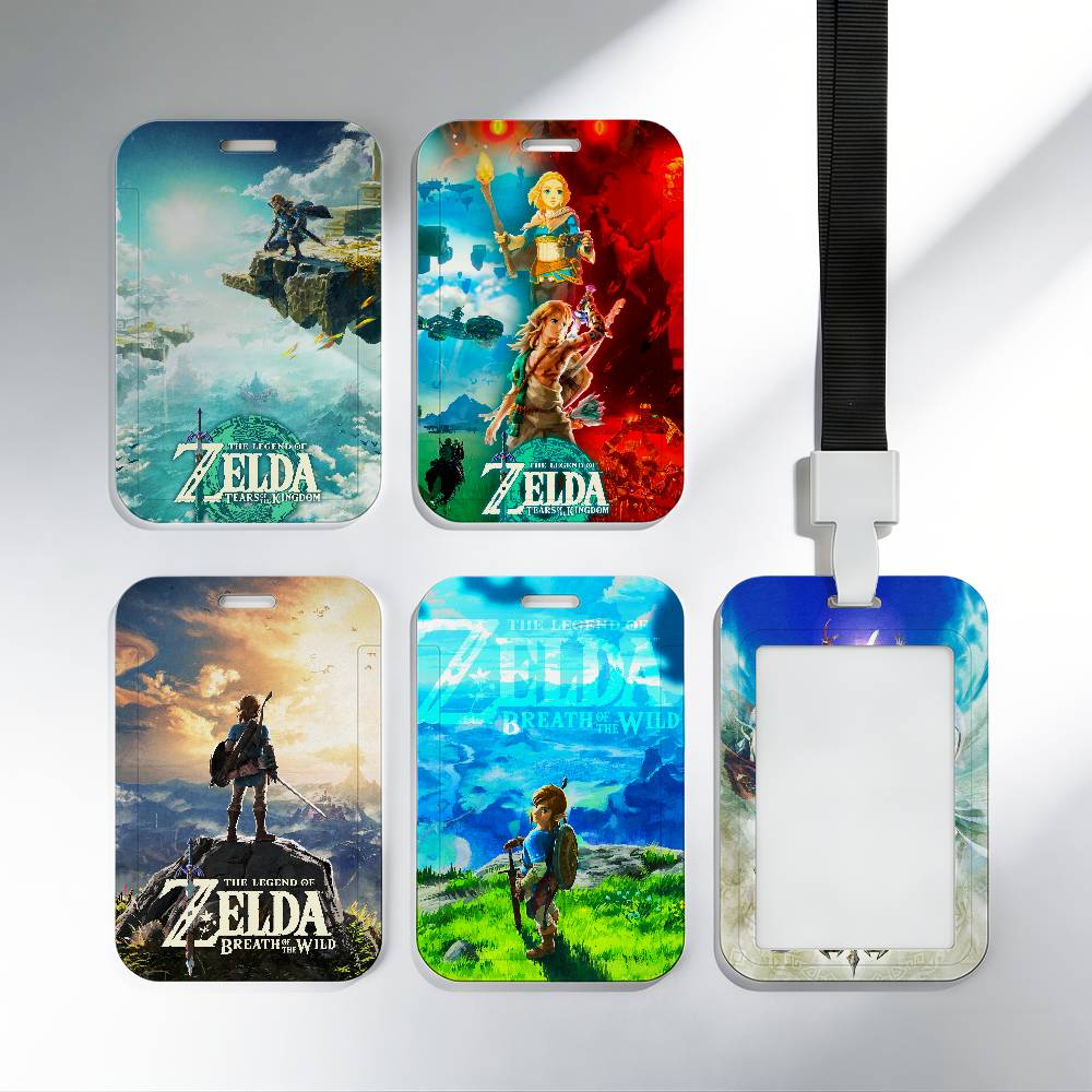 Board Game Zelda - ゼルダの伝説 カードカバー ホルダー パーミットホルダー ストラップ 学生