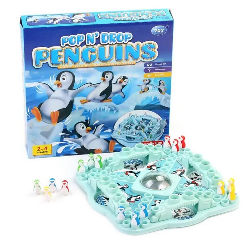 Board Game Master - マルチペンギンの飛行チェスパーティーボードゲーム、家族の友人の競争、インタラクティブな回路基板、テーブルゲームおもちゃ