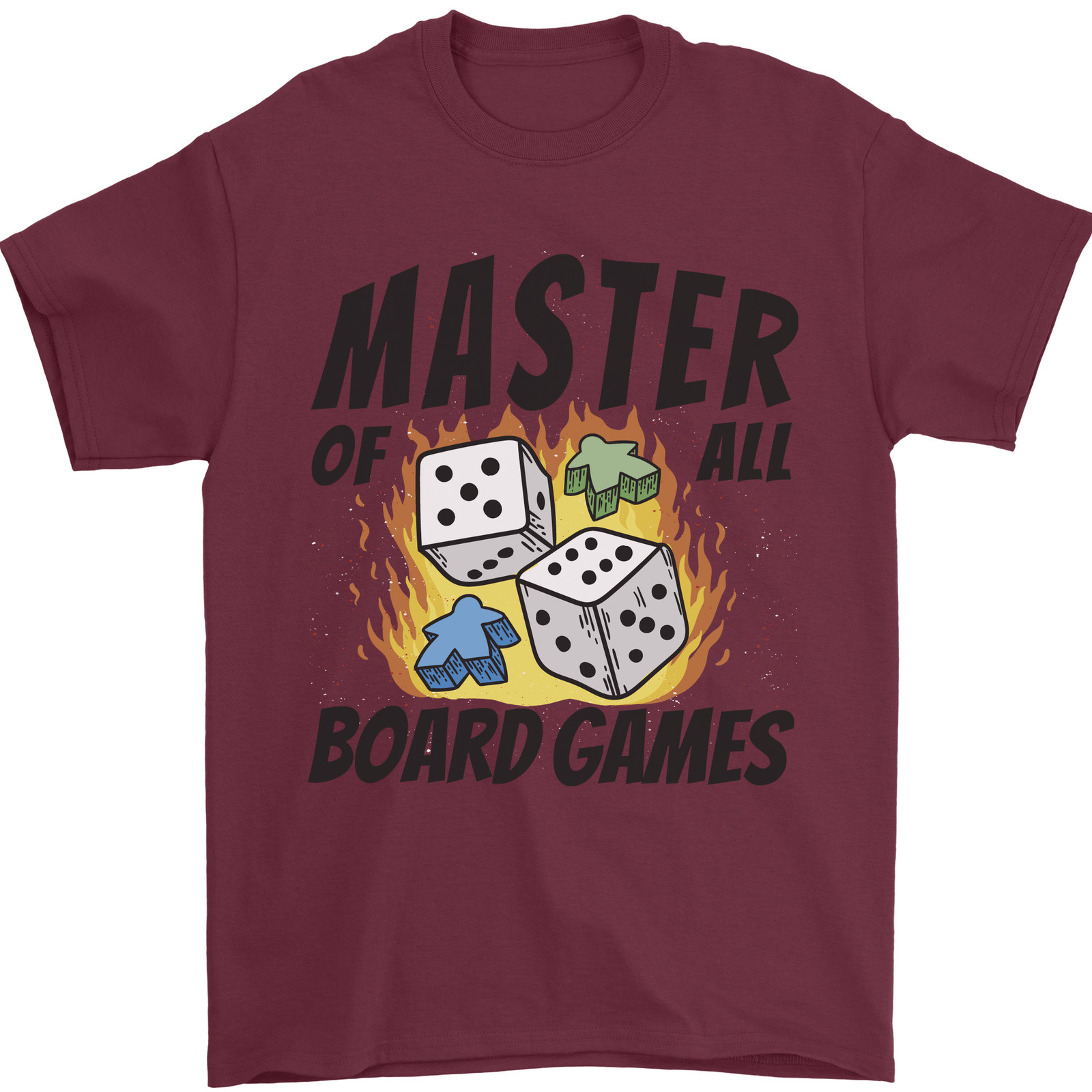 Board Game Master - マスター・オブ・オール・ボードゲームズ メンズ Tシャツ 綿100%
