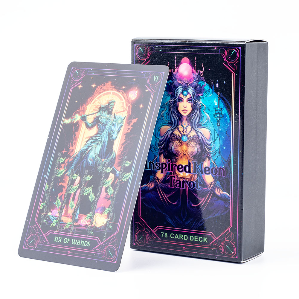 nspired ネオンタロット A 78 カードデッキ英語ビ - Board Game Uno のレビューと価格