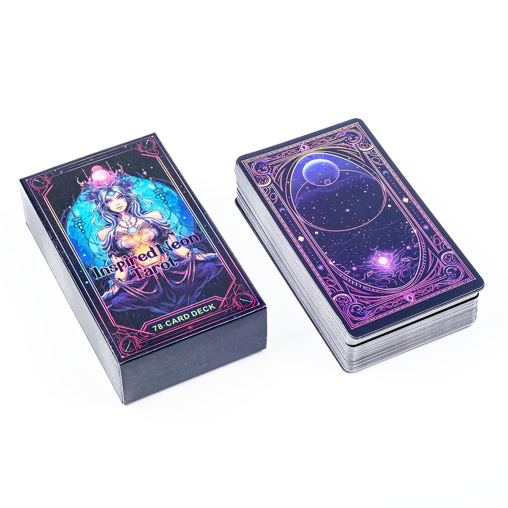 nspired ネオンタロット A 78 カードデッキ英語ビ - Board Game Uno のレビューと価格