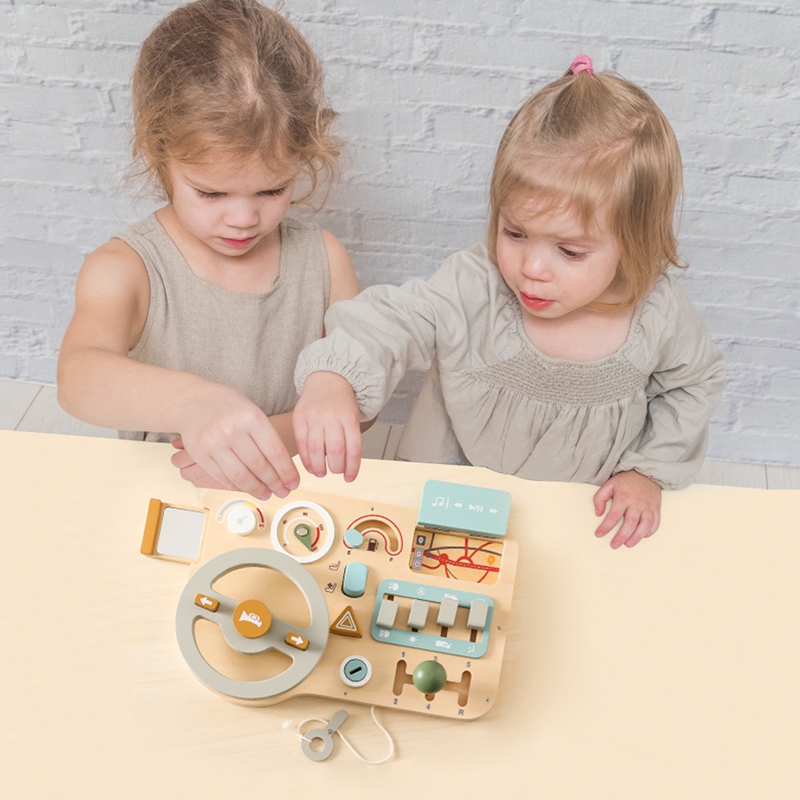 子供向けモンテッソーリおもちゃ 車型ビジーボード 赤ちゃん用 - Board Game Idea のレビューと価格