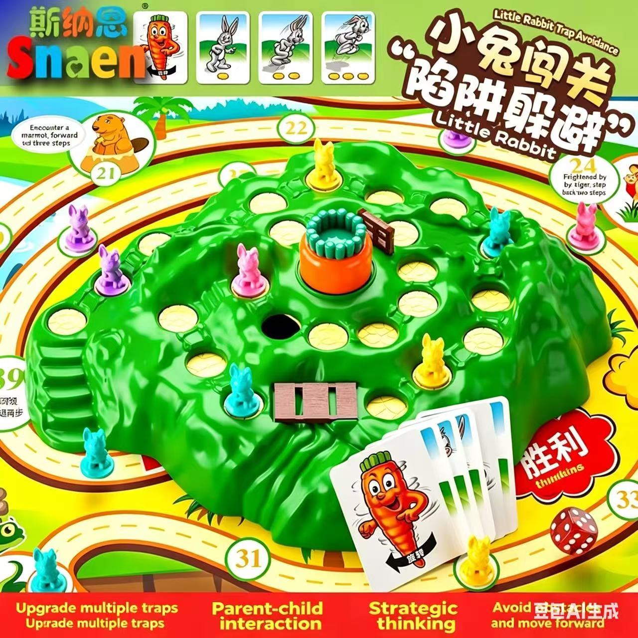 ホットセール楽しいおもちゃウサギトラップアップグレード版ボー - Board Game List のレビューと価格