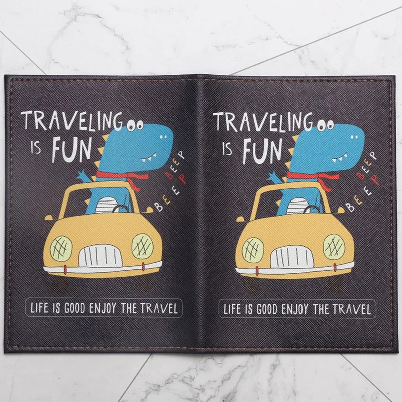 旅行書類用の模造革プリントハンドバッグ,漫画恐竜,旅行用のト - Board Game Book のレビューと価格