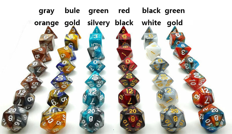 7ピース/セットrpg dndボードゲームd & dゲームボ - Board Game Rpg のレビューと価格