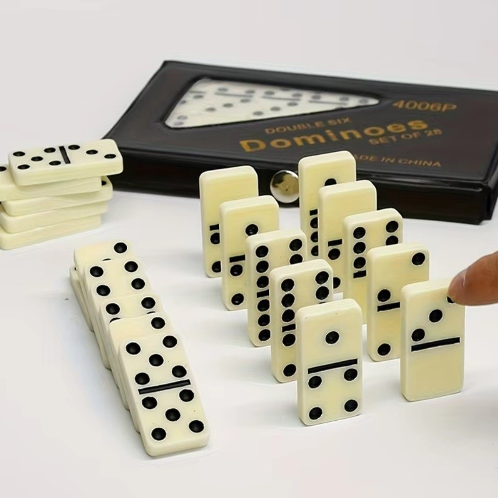 28 個ダブルシックスドミノセットエンターテイメントレジャー - Board Game Master のレビューと価格