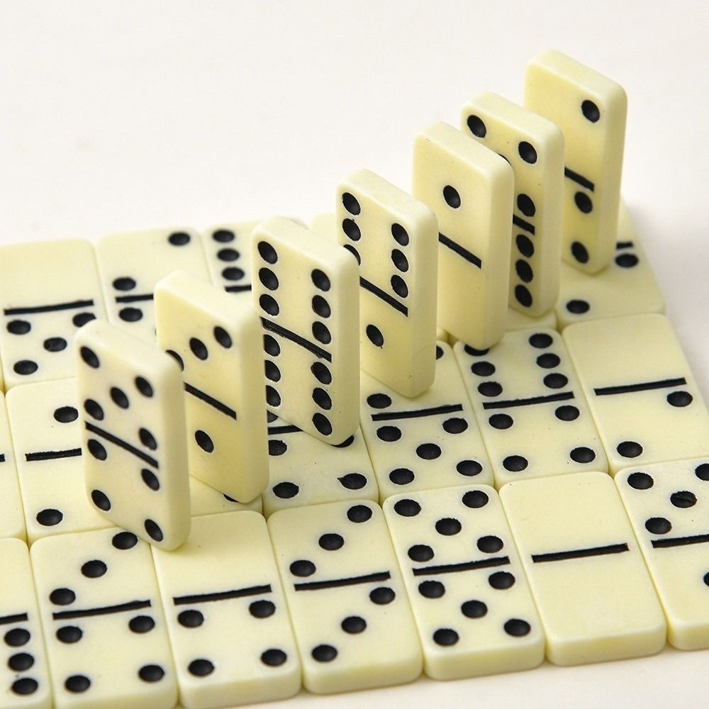 28 個ダブルシックスドミノセットエンターテイメントレジャー - Board Game Master のレビューと価格