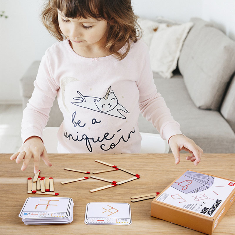 モンテッソーリマッチパズルゲーム木のおもちゃ DIY 数学幾 - Board Game Idea のレビューと価格