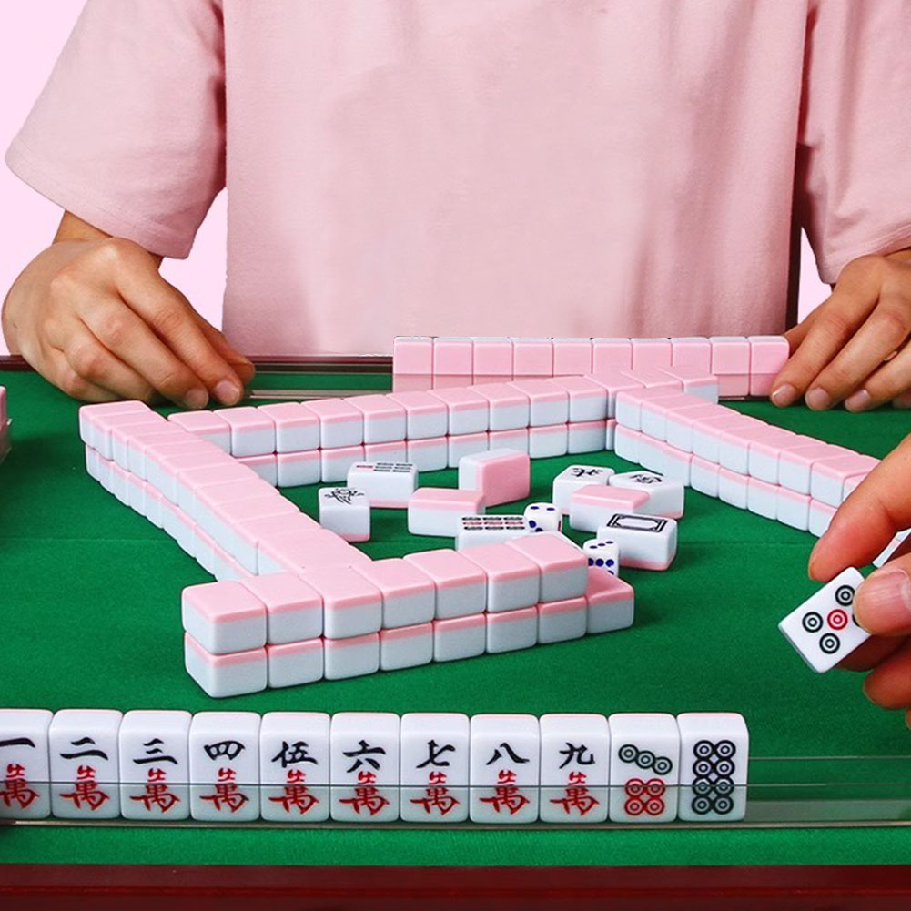 ポータブル旅行ミニ麻雀セット旅行麻雀セット収納ボックス付き落 - Board Game Master のレビューと価格