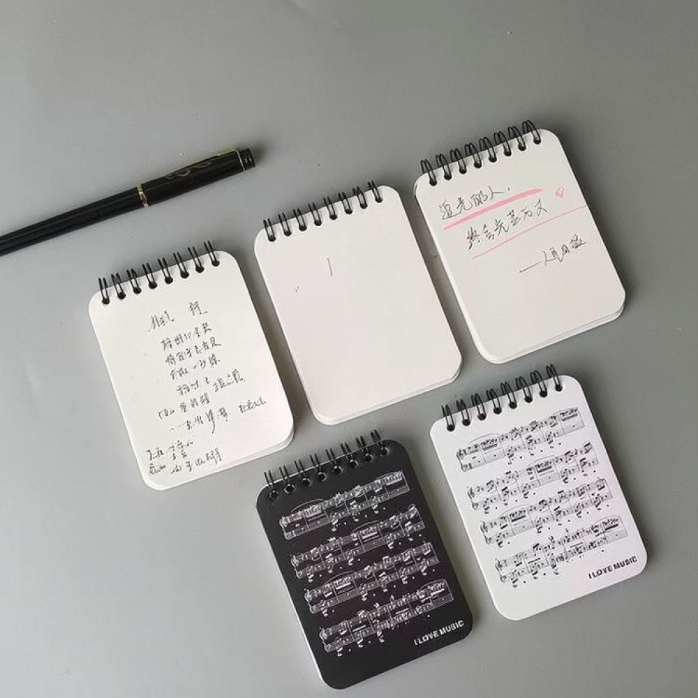 「周旭音楽テーマ」のポケットサイズのノート、小型のメモ帳、文 - Score Pad Notepad のレビューと価格