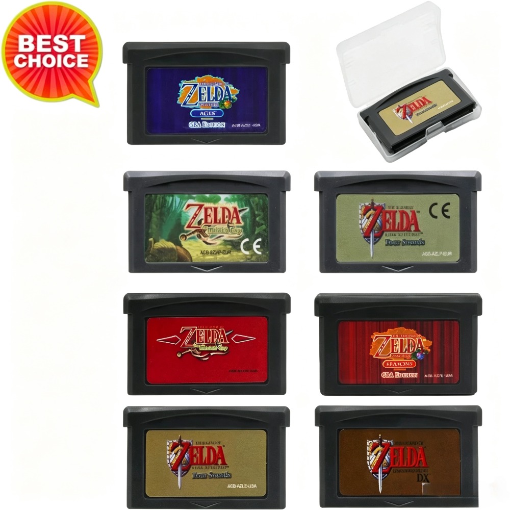 32 ビットビデオ GBA ゲームカートリッジゲームコンソー - Board Game Zelda のレビューと価格