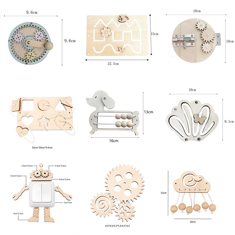 早期教育用モンテッソーリ感覚玩具,ボード,DIYアクセサリー - Board Game Idea のレビューと価格