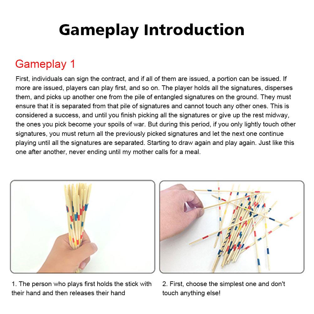 1 セット伝統的なミカドスピールピックアップスティックボック - Board Game Master のレビューと価格