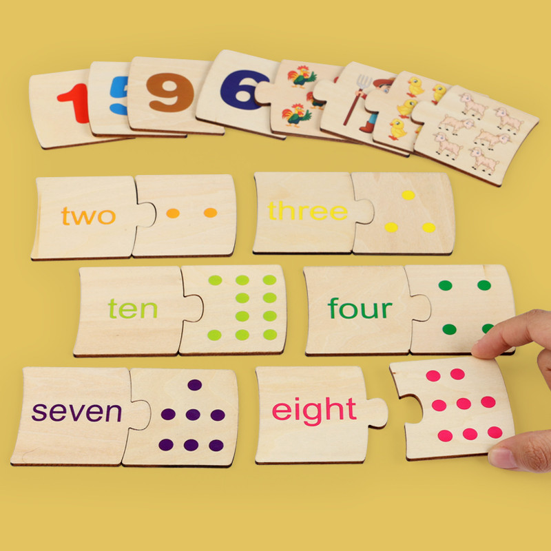 子供向け鉄箱ナンバー啓発ペアリング木製動物フードパズルボード - Board Game Idea のレビューと価格