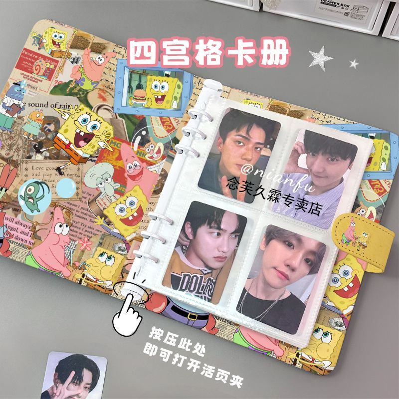 スポンジボブ スクエアパンツ PUレザー フォトアルバム 3 - Board Game Book のレビューと価格