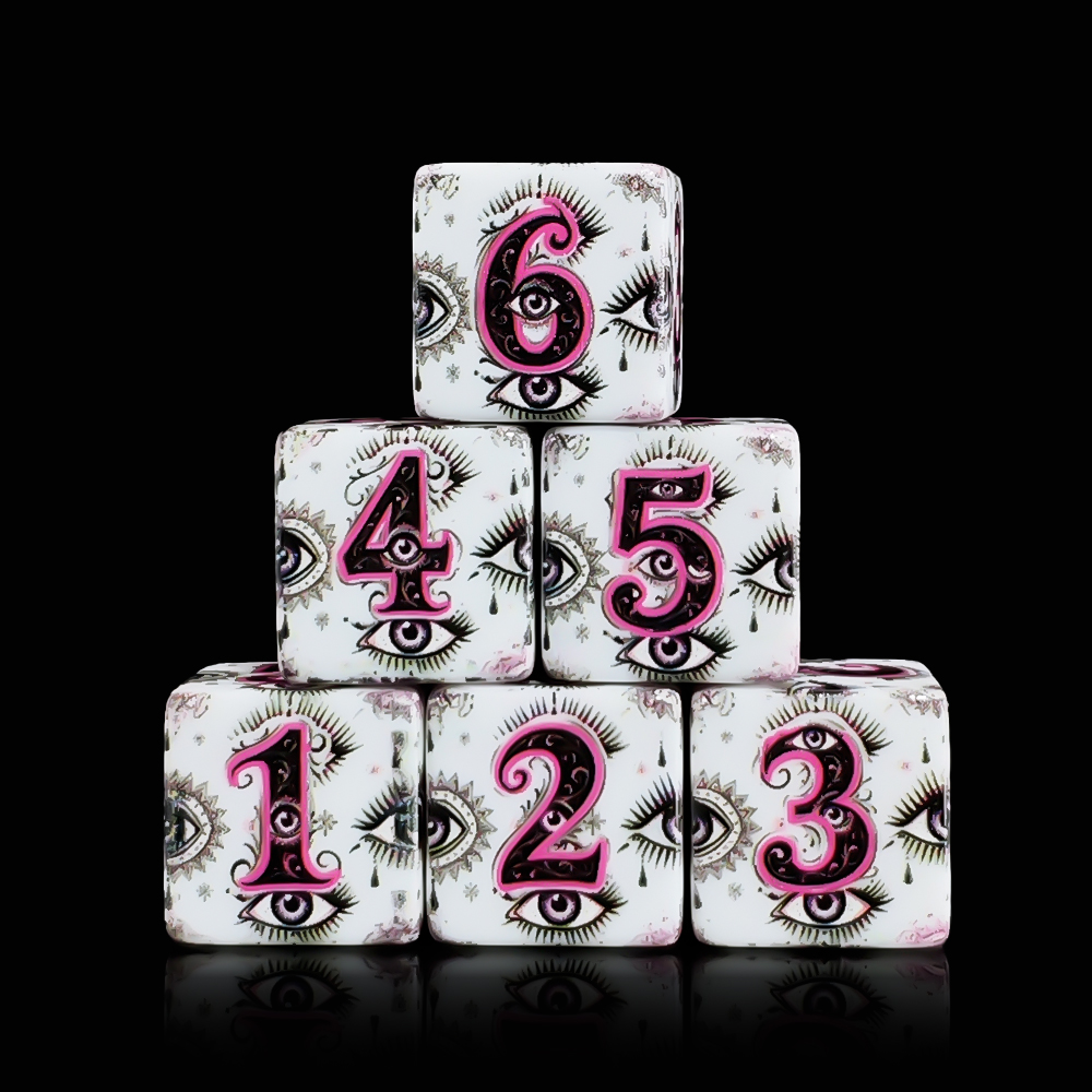 12個入り 16MM D6 アクリル製プリントダイス ヴィン - Board Game Rpg のレビューと価格