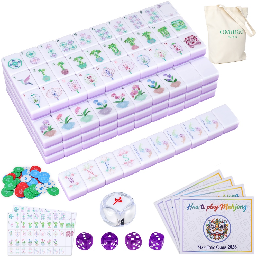 米国倉庫 4層アクリル製アメリカン麻雀セット、160個の彫刻 - Board Game History のレビューと価格