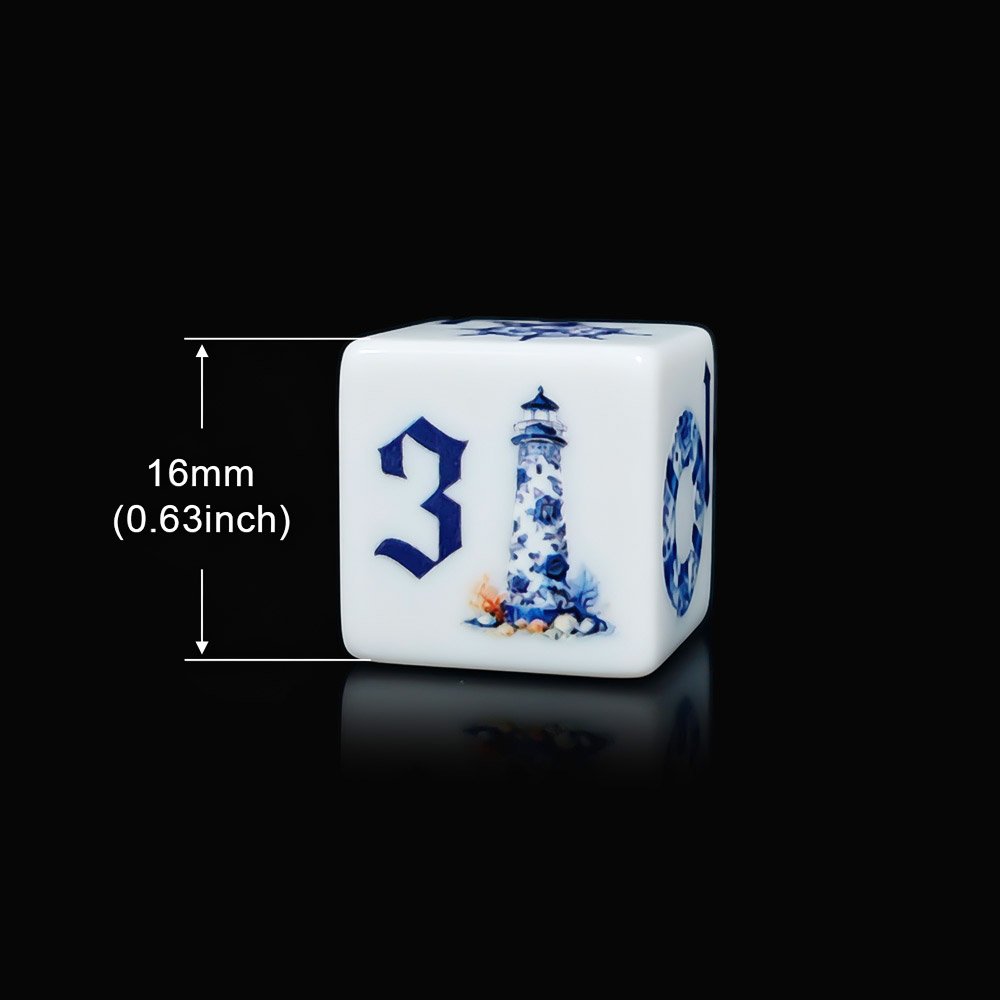 12個入り ブルー航海用16MMプリントD6アクリルダイス、 - Board Game Print のレビューと価格