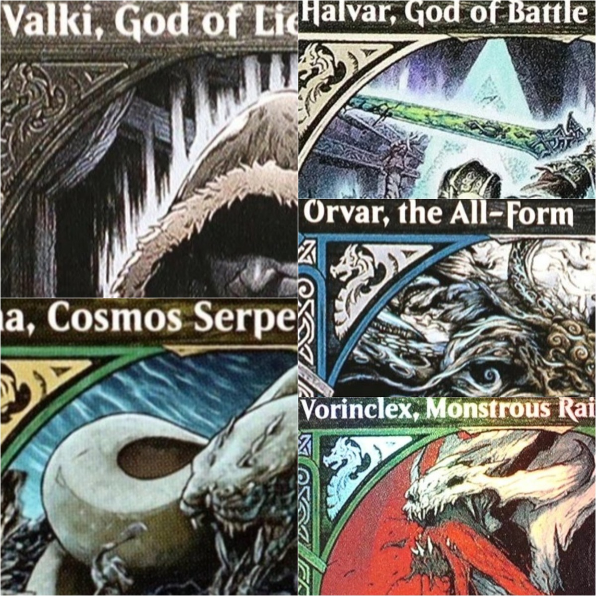 エシカ、木の神 / ハルヴァル、戦の神 TCGプロキシカード - Board Game History のレビューと価格
