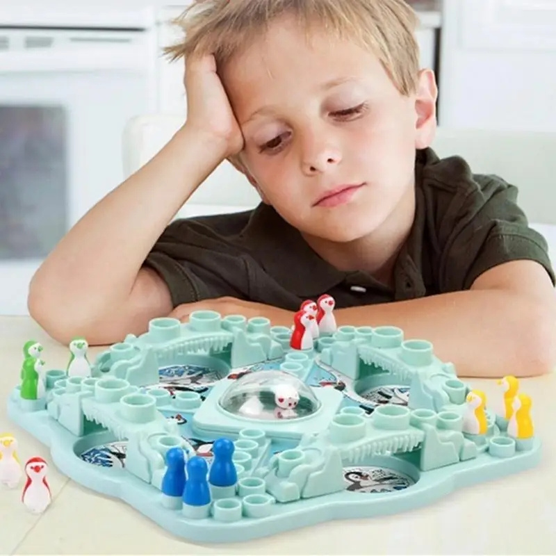 マルチペンギンの飛行チェスパーティーボードゲーム、家族の友人 - Board Game Master のレビューと価格